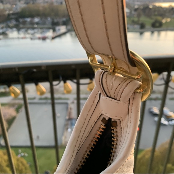 COACH Blue & White Canvas Bucket Bag - Picture 14 of 15